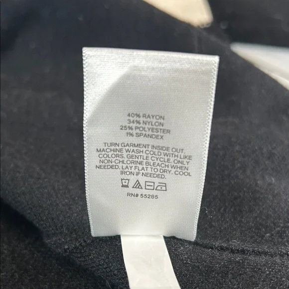 EXPRESS • Black and Cream Cardigan with Gold Buttons - Picture 7 of 8